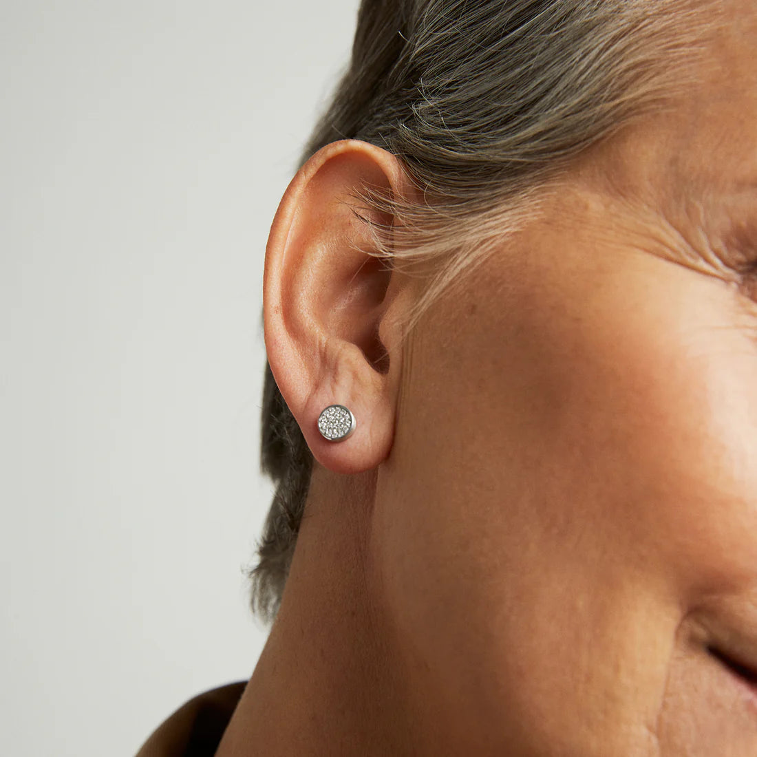 DEAN DAVIDSON Signature Pave Studs | Silver CZ LEO BOUTIQUE