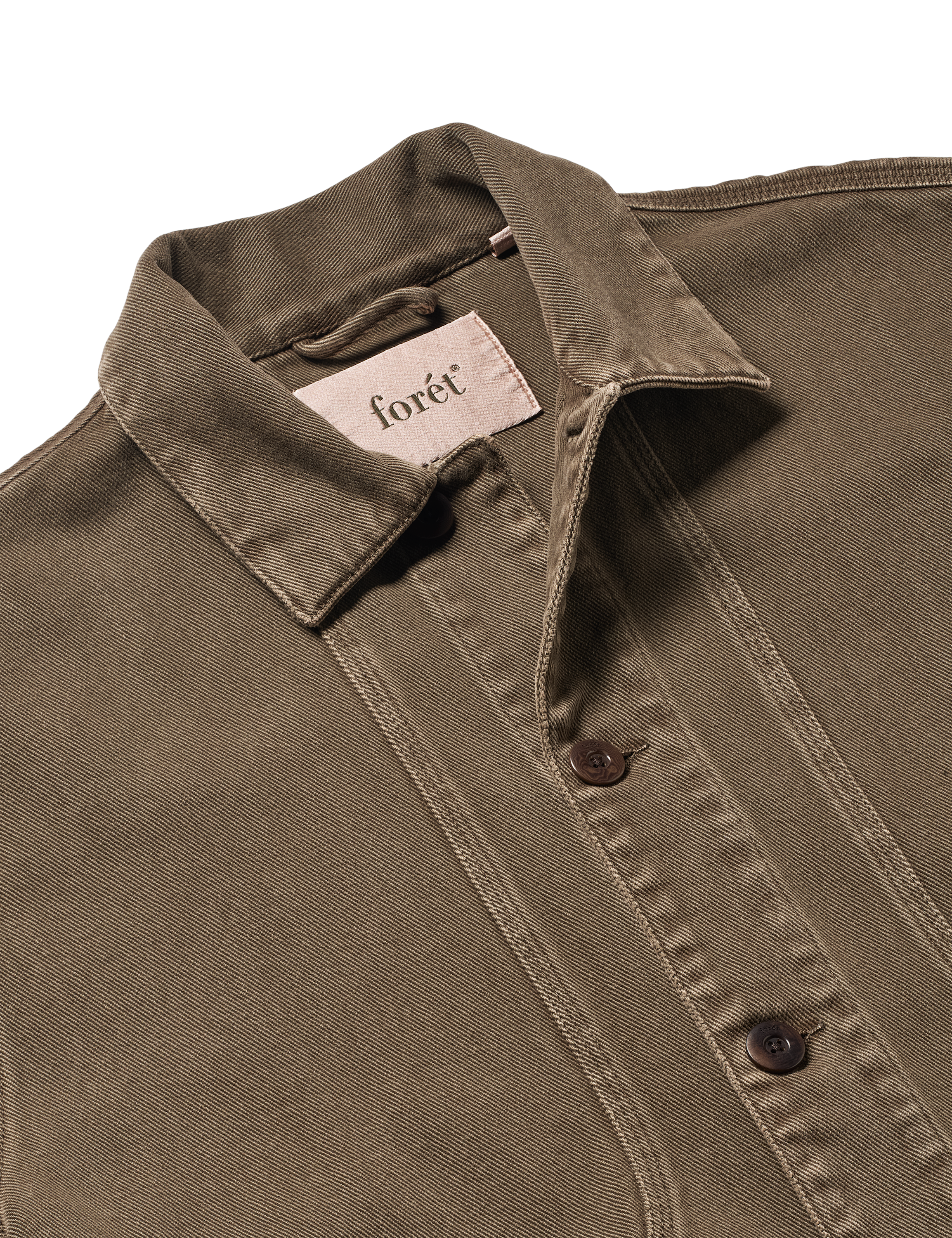 FORÉT Berry Denim OverShirt | Brown Denim LEO BOUTIQUE
