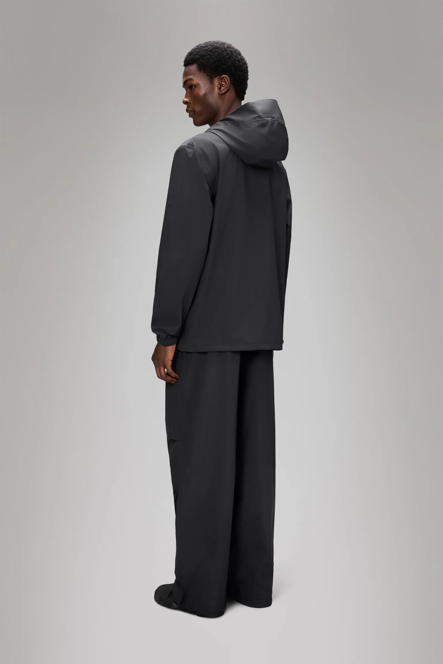 RAINS Suva Hardshell Pocket Jacket | Black LEO BOUTIQUE