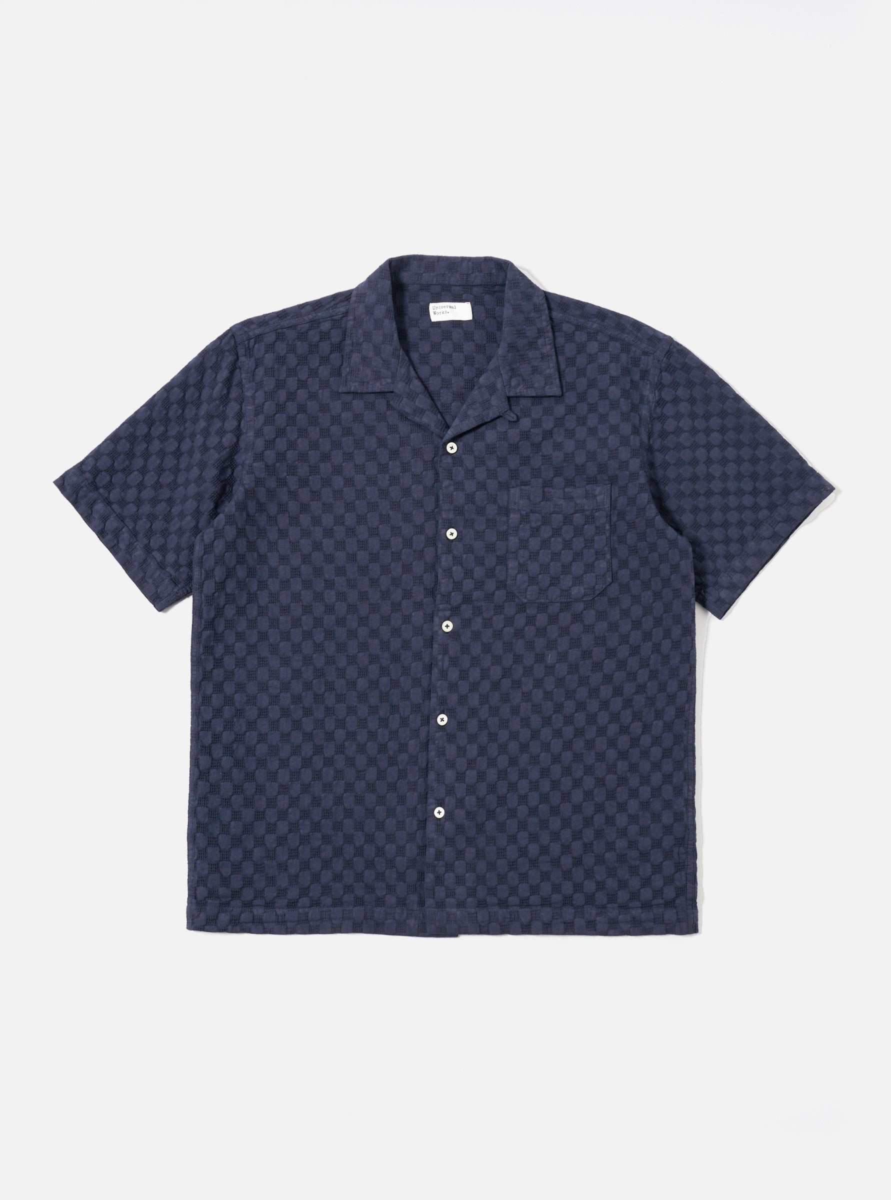 UNIVERSAL WORKS Road Shirt | Navy LEO BOUTIQUE 
