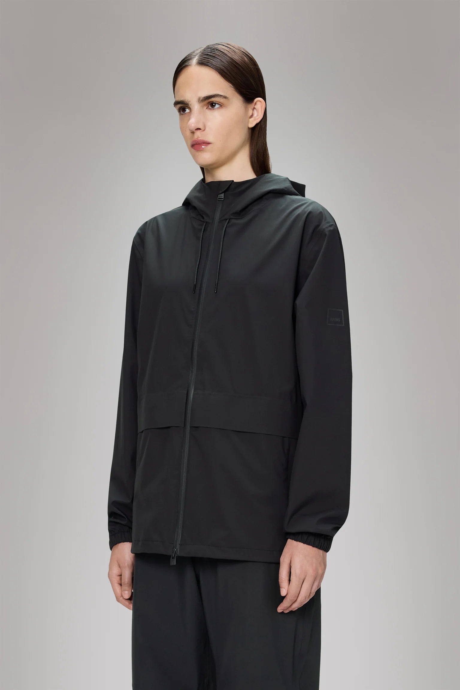 RAINS Suva Hardshell Pocket Jacket | Black LEO BOUTIQUE