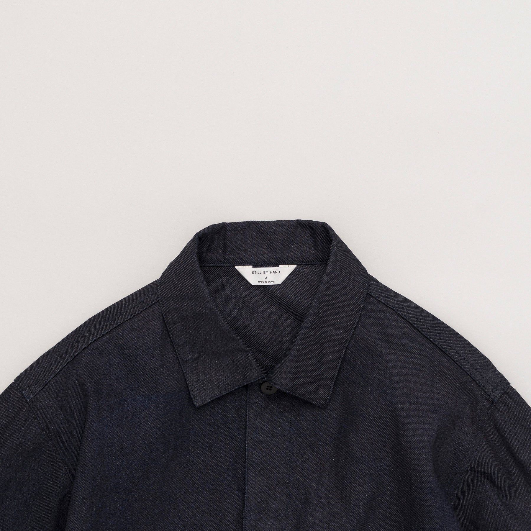 STILL BY HAND 12oz Denim Jacket | Dark Navy LEO BOUTIQUE