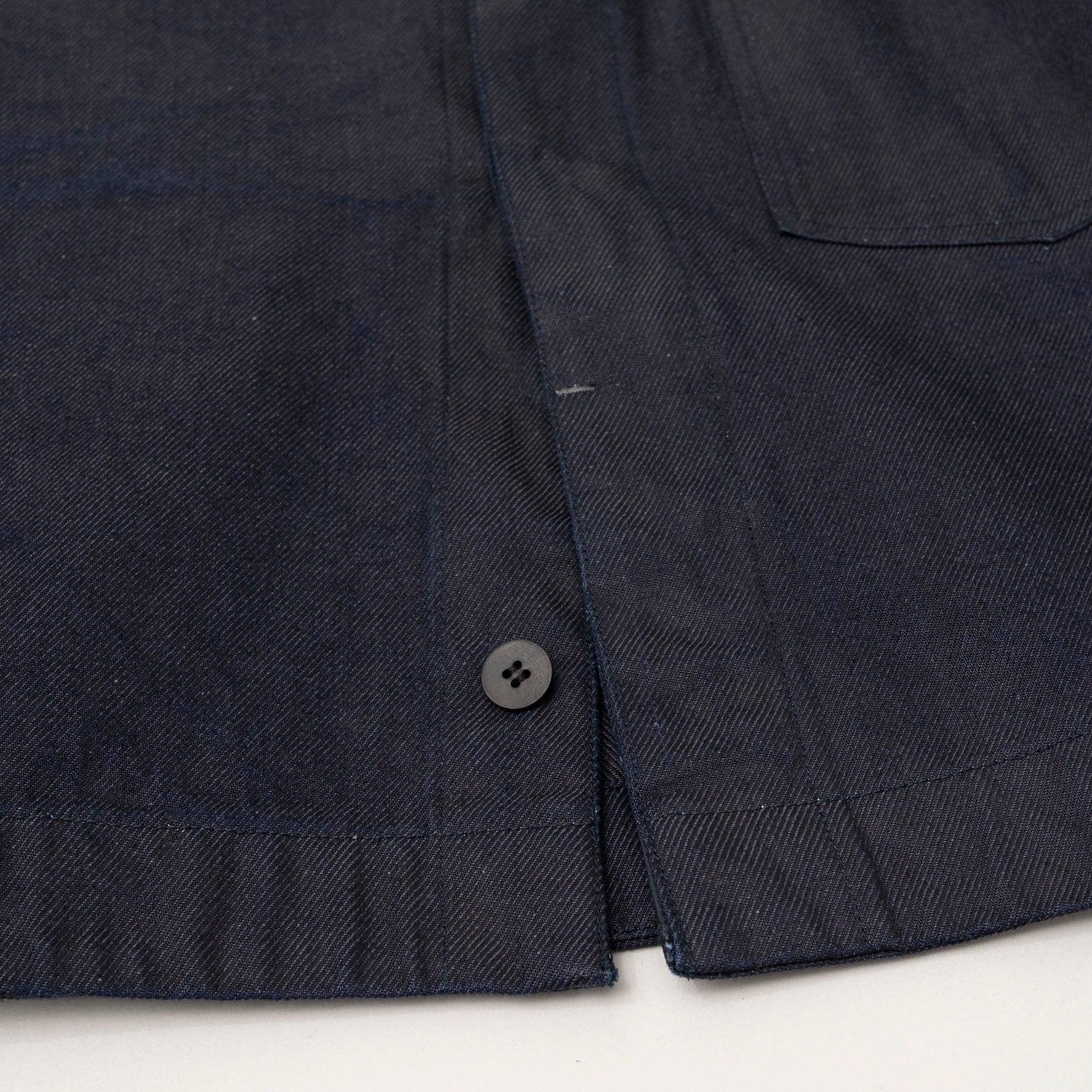 STILL BY HAND 12oz Denim Jacket | Dark Navy LEO BOUTIQUE