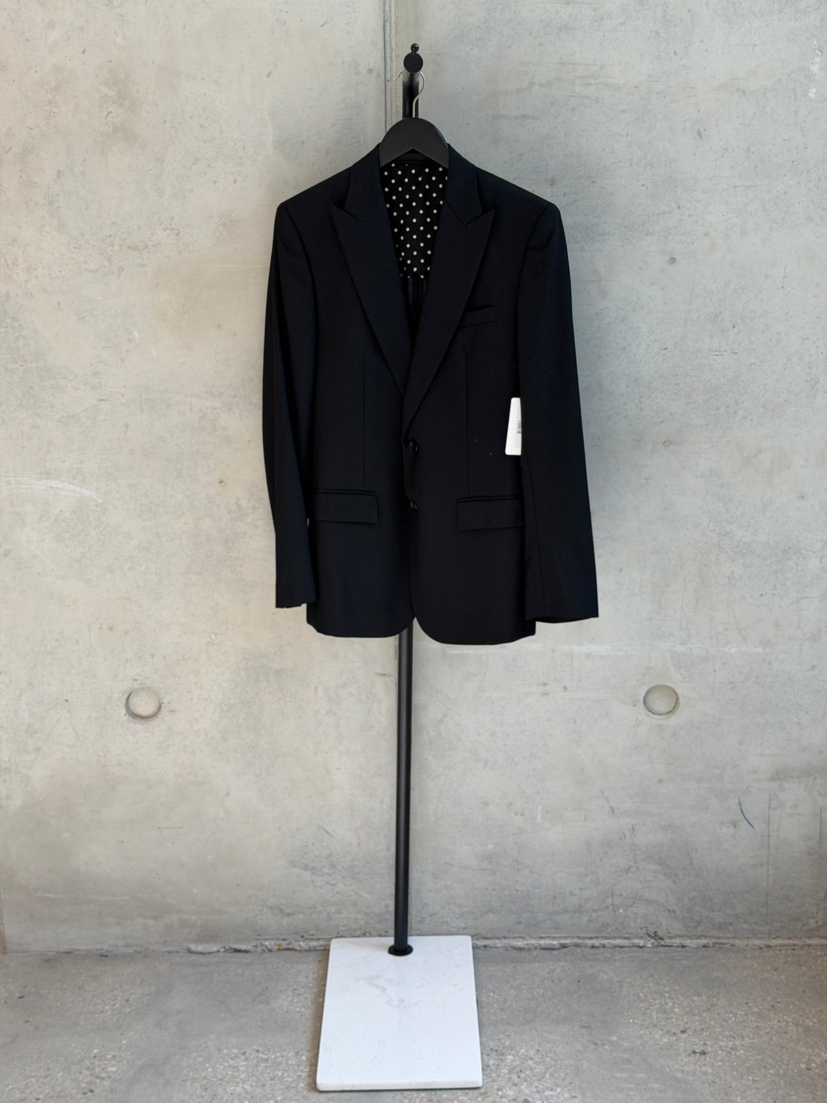 LEO RELOVED M Black Suit Jacket WACKO MARIA