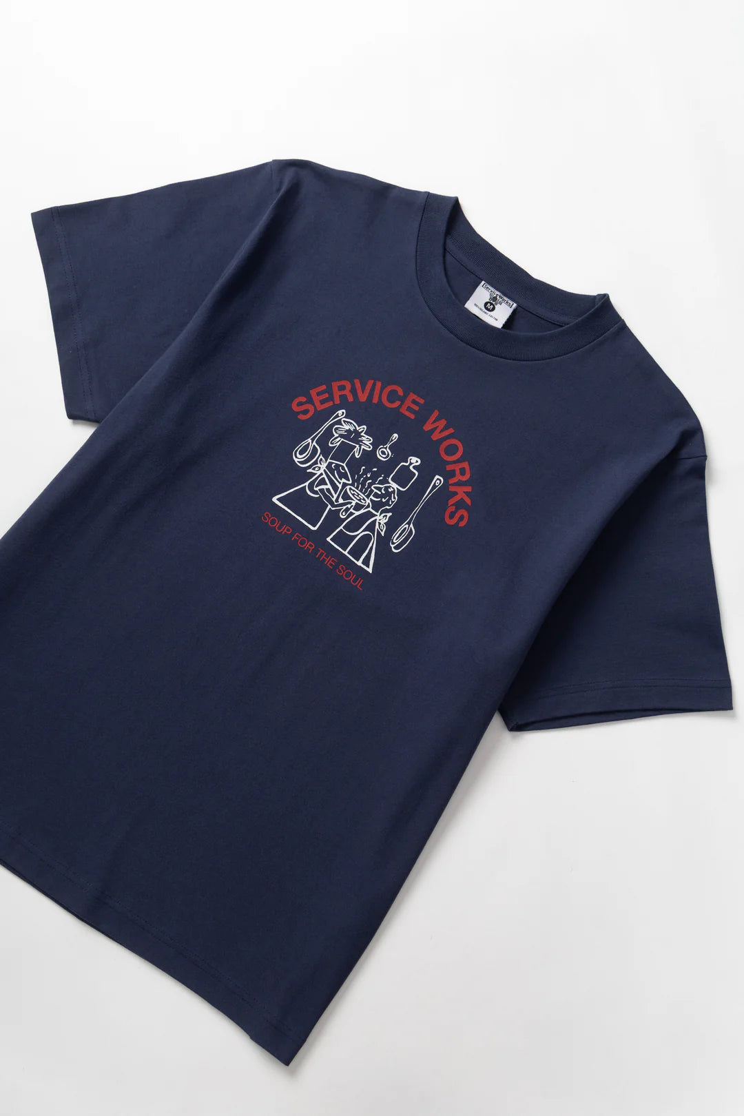 SERVICE WORKS Soup For The Soul Tee | Navy LEO BOUTIQUE