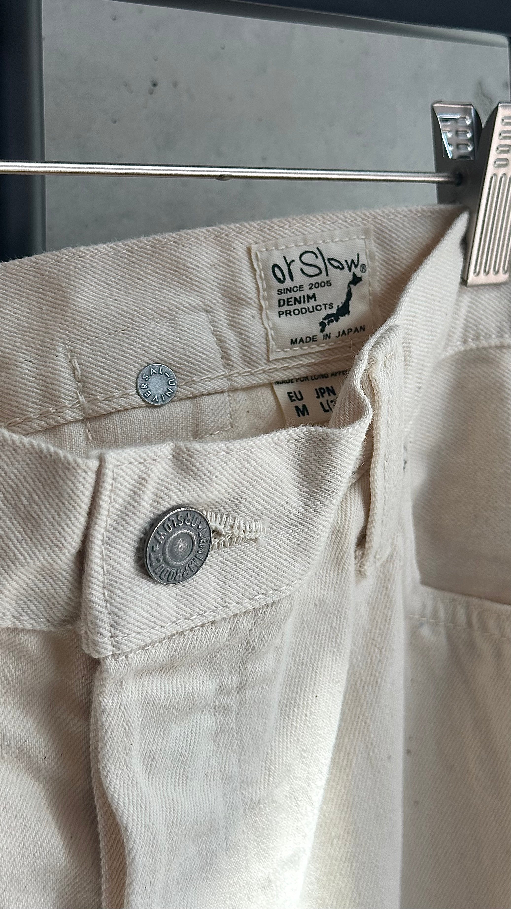 ORSLOW Grand Dad's Fit Kinari | Ecru LEO BOUTIQUE