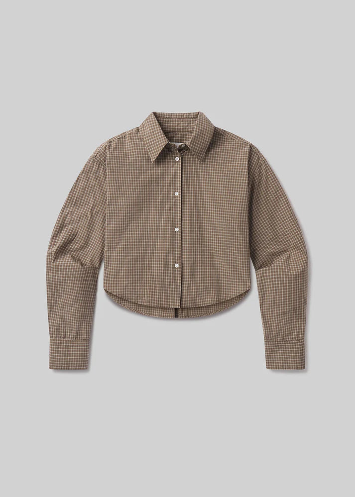 CITIZENS OF HUMANITY Ana Cropped Shirt | Heritage Plaid LEO BOUTIQUE