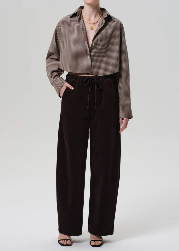 CITIZENS OF HUMANITY Ana Cropped Shirt | Heritage Plaid LEO BOUTIQUE