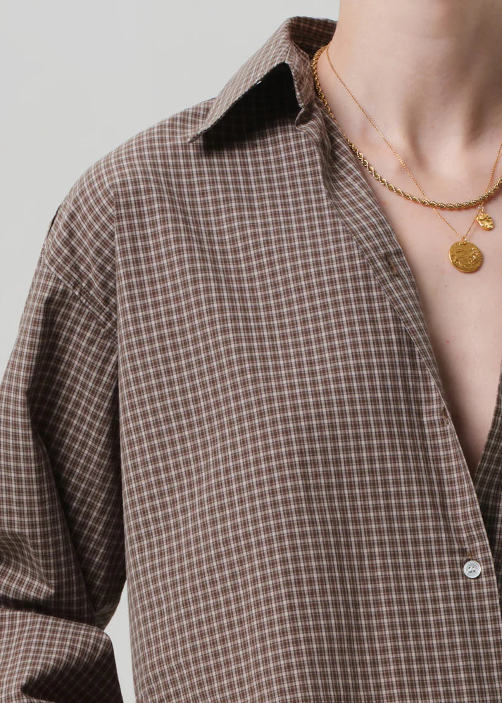 CITIZENS OF HUMANITY Ana Cropped Shirt | Heritage Plaid LEO BOUTIQUE