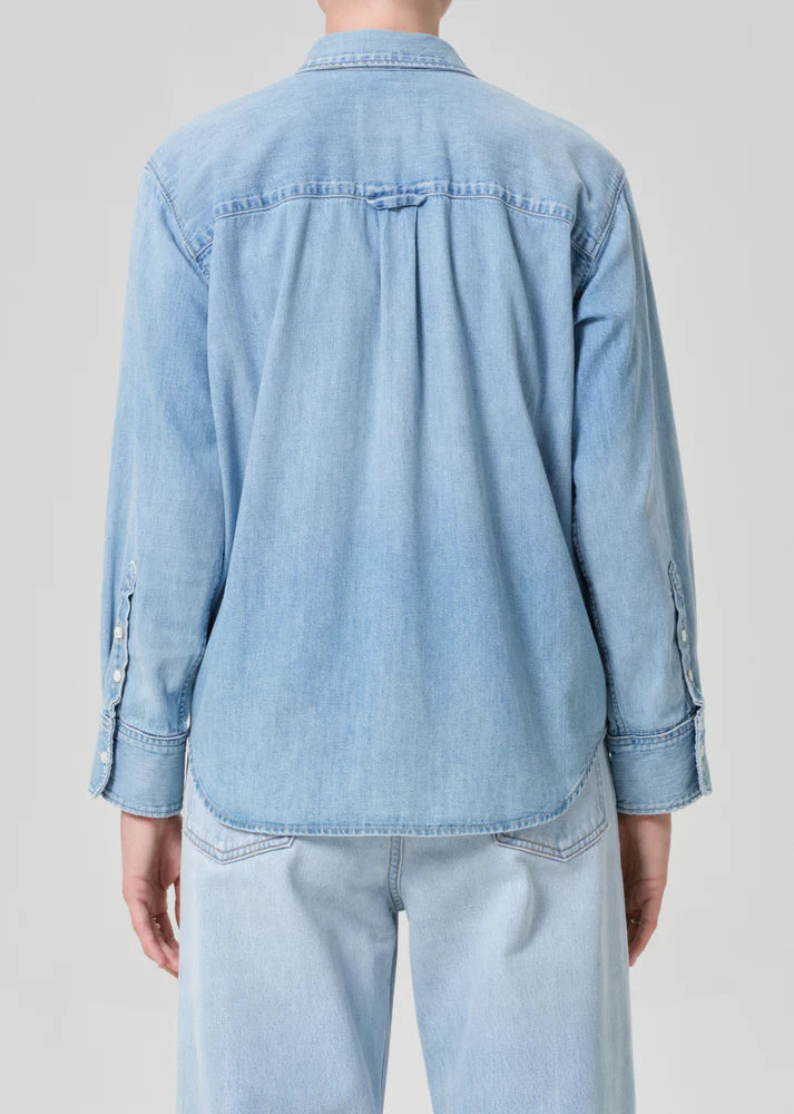 LEO BOUTIQUE Baby Pocket Jude Shirt | In Heron CITIZEN'S OF HUMANITY