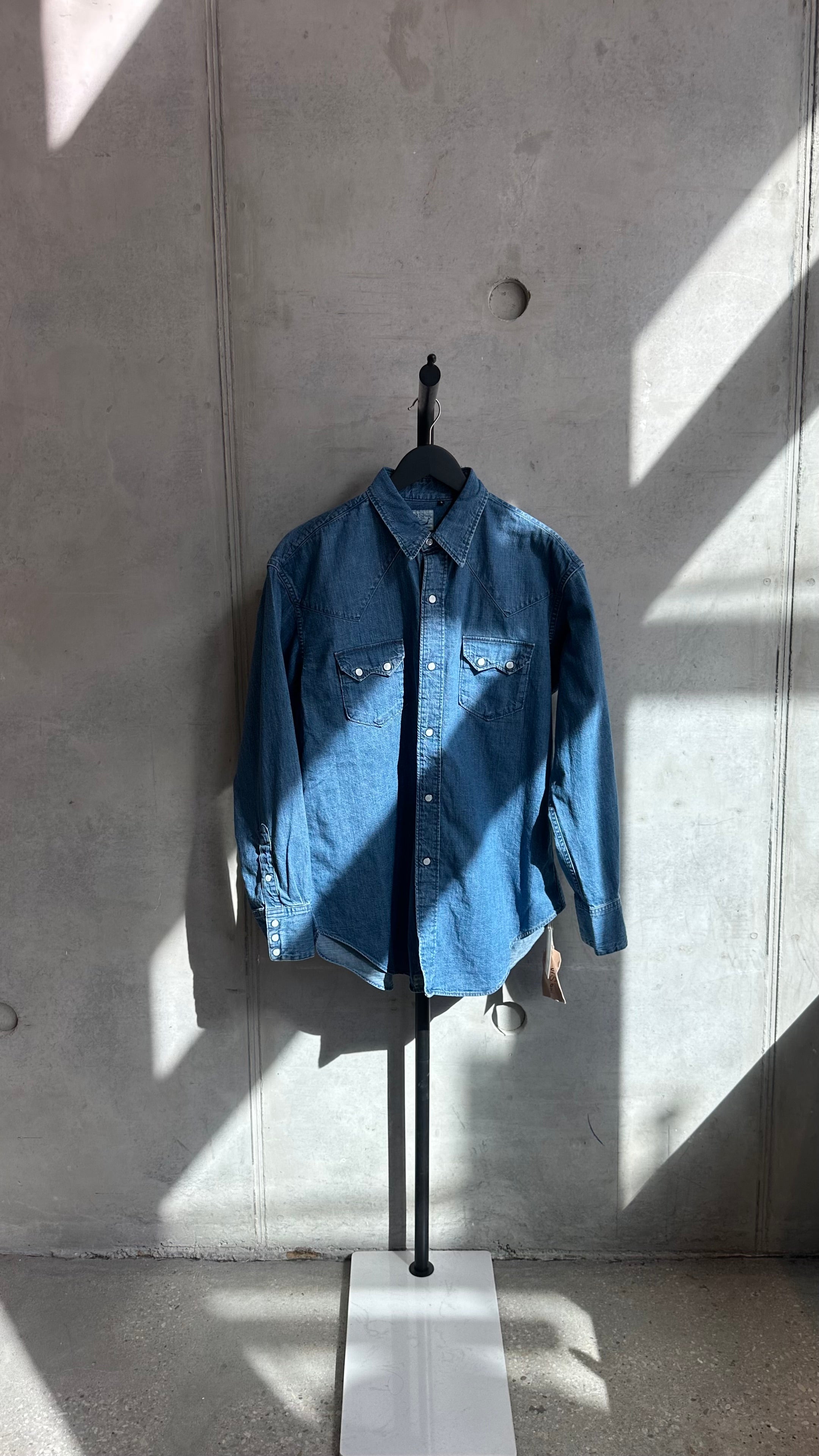 ORSLOW Denim Western Shirt | Denim Used LEO BOUTIQUE