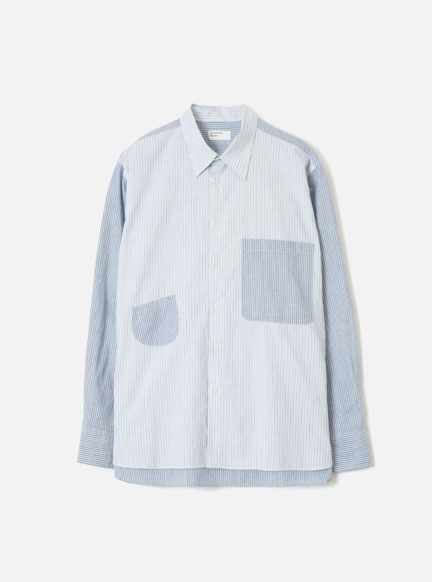 UNIVERSAL WORKS Station Shirt | Mix Stripes LEO BOUTIQUE 