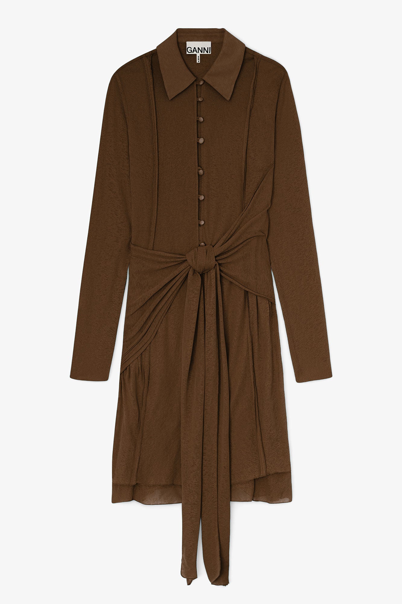 LEO BOUTIQUE Marl Mesh L/S Dress | Demitasse GANNI