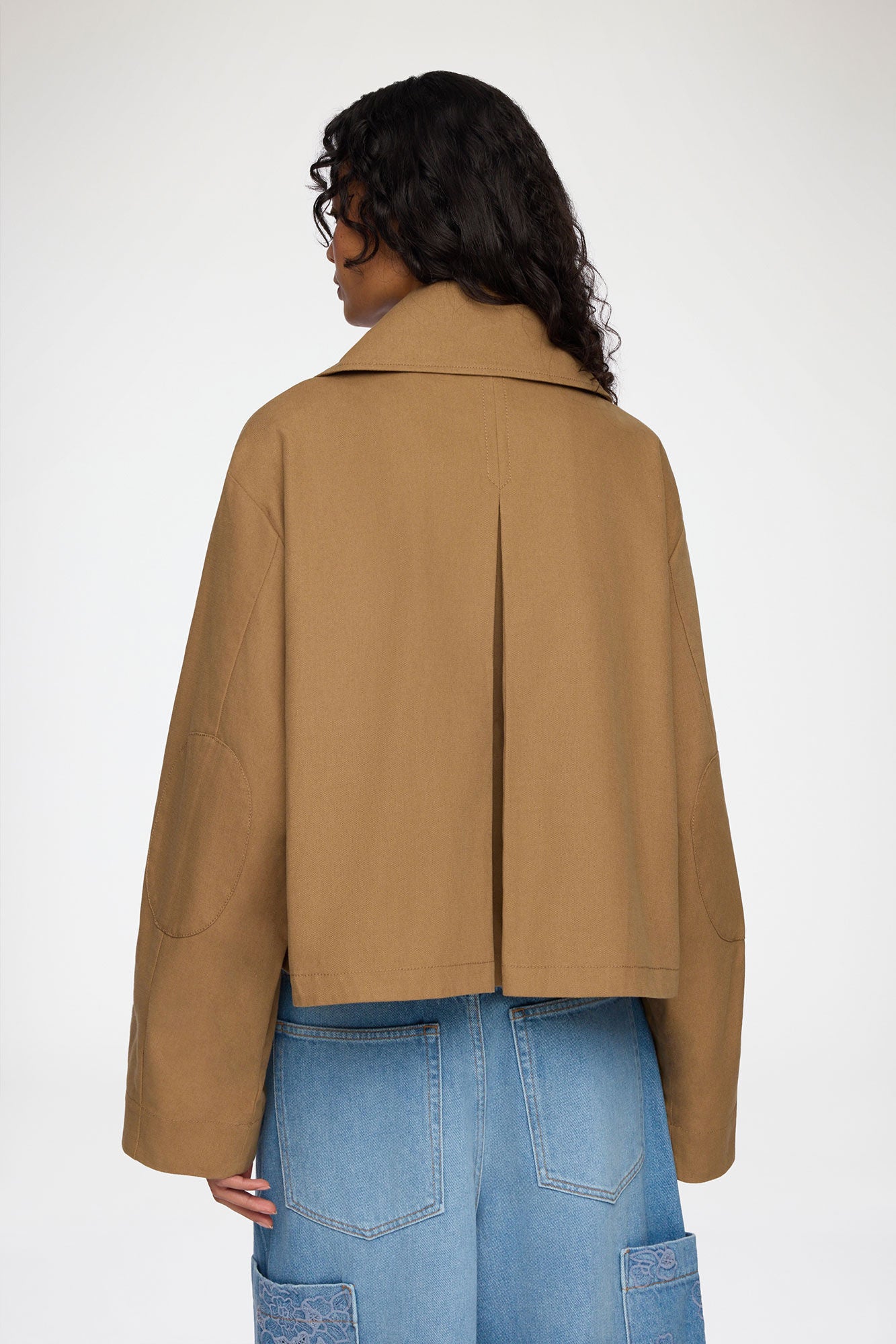 LEO BOUTIQUE Workwear Canvas Short Barn Jacket | Ermine GANNI