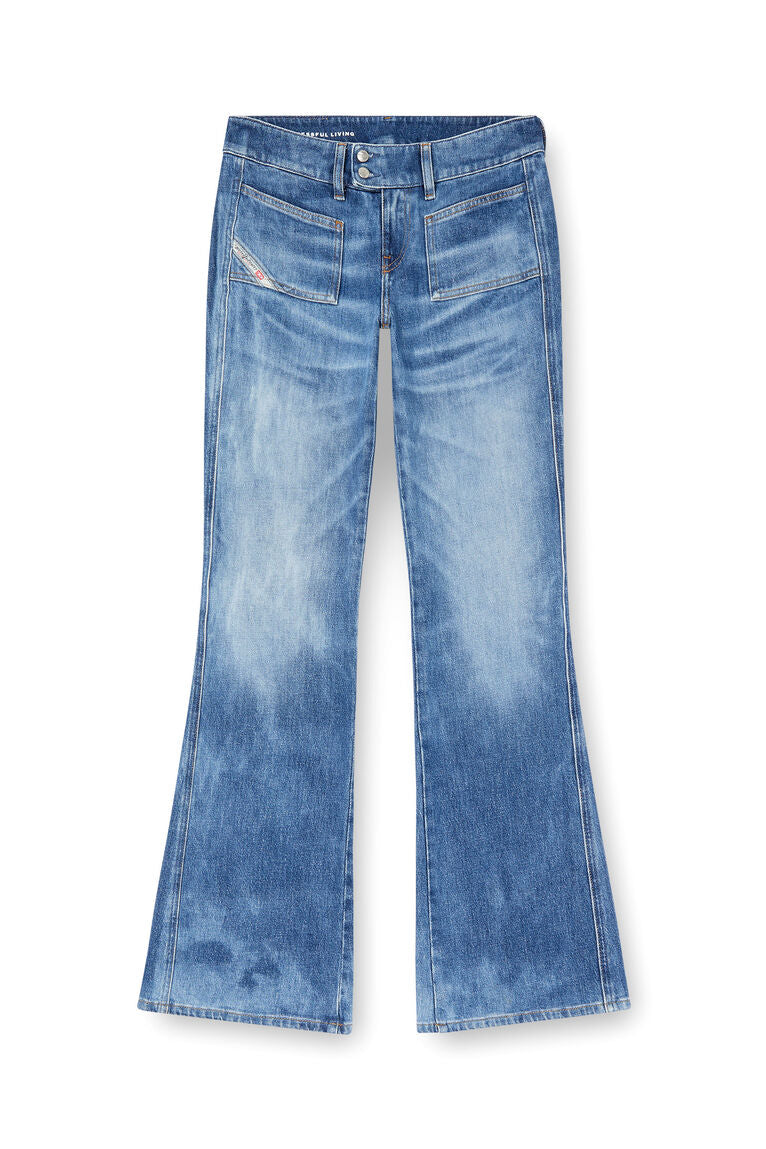 LEO BOUTIQUE D-HUSH Bootcut Jean Medium Blue DIESEL