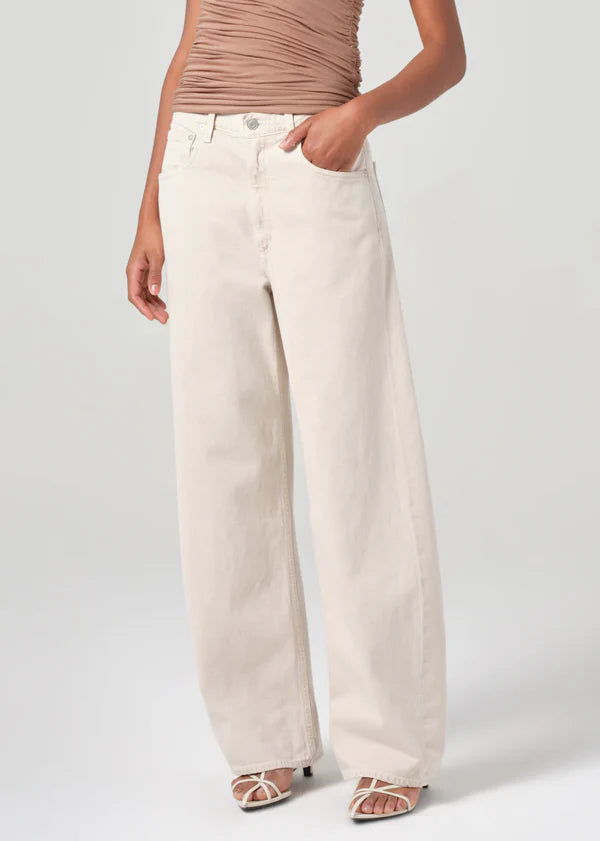 LEO BOUTIQUE Low Curve Jean | In Scone AGOLDE