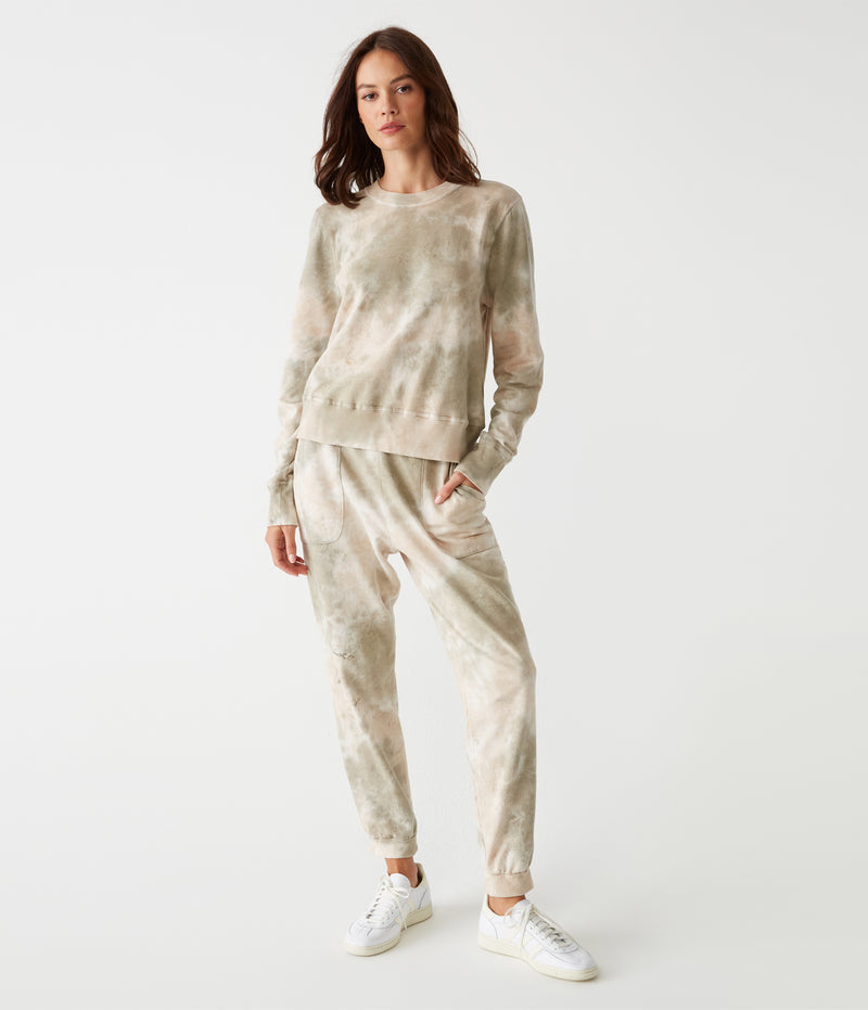 MICHAEL STARS Comet Double Dye Pullover | Champagne Combo LEO BOUTIQUE