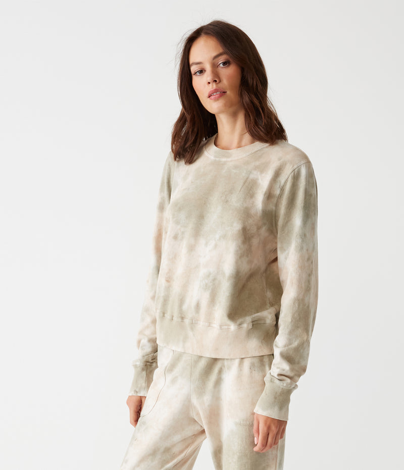 MICHAEL STARS Comet Double Dye Pullover | Champagne Combo LEO BOUTIQUE
