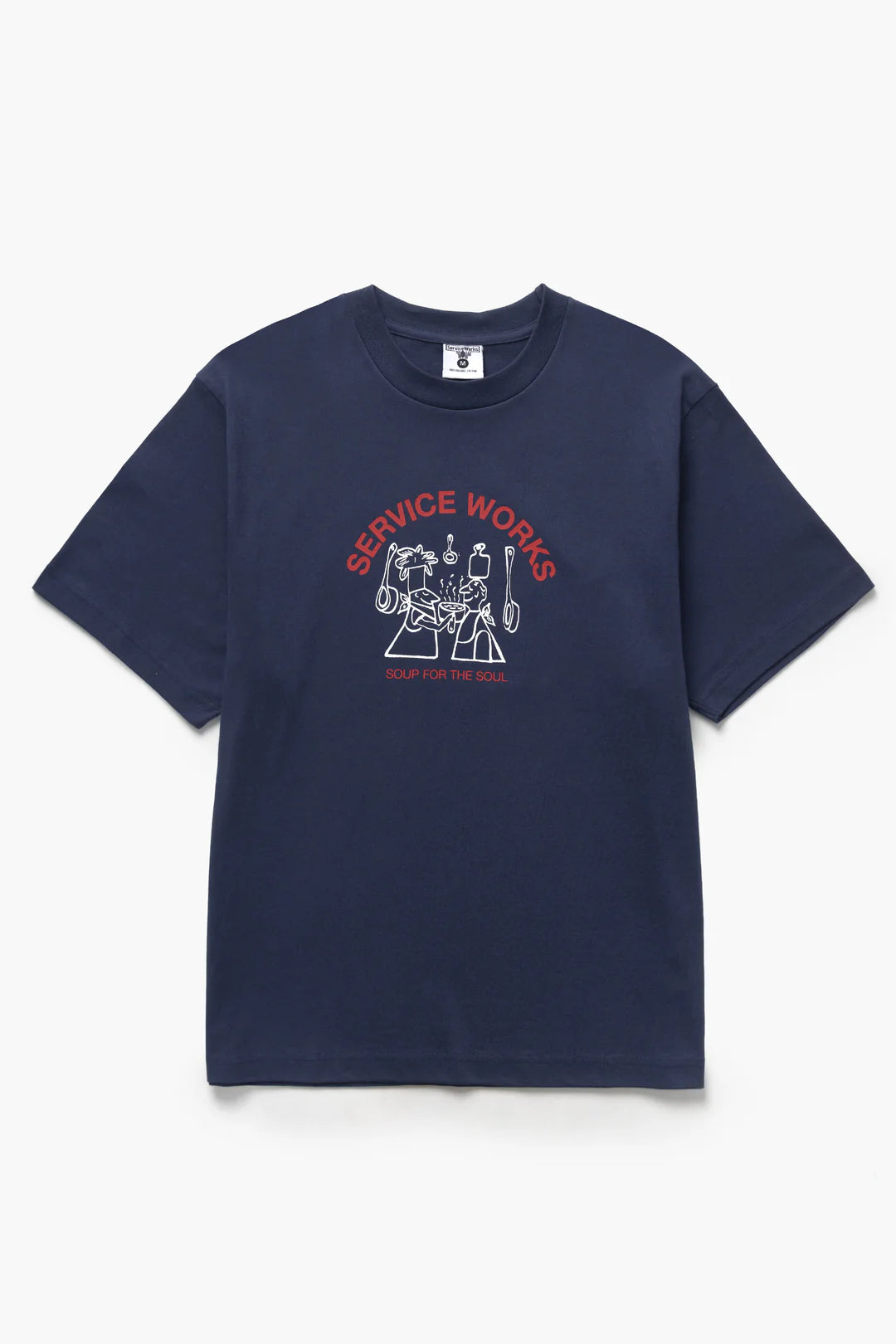 SERVICE WORKS Soup For The Soul Tee | Navy LEO BOUTIQUE