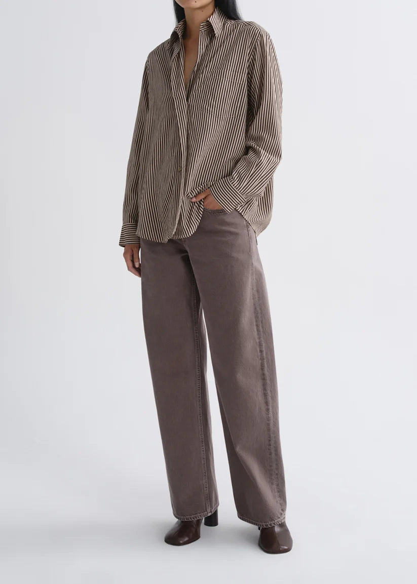 LEO BOUTIQUE Aris Button Up Shirt | Trace Stripe AGOLDE