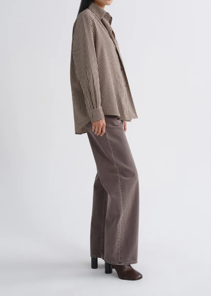 LEO BOUTIQUE Aris Button Up Shirt | Trace Stripe AGOLDE