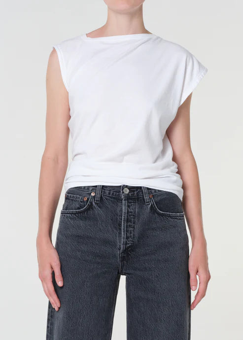 LEO BOUTIQUE Beth Tee | White AGOLDE 
