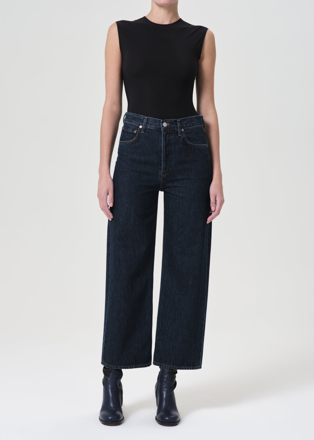 LEO BOUTIQUE Ren Jean In Polished AGOLDE