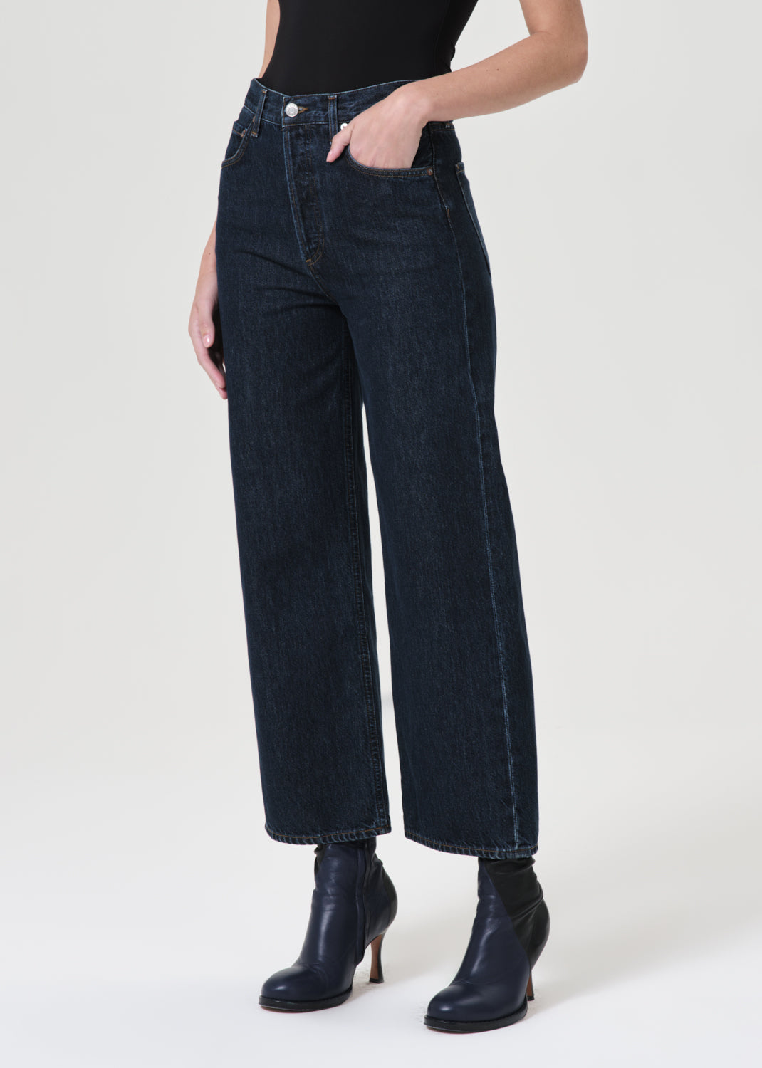 LEO BOUTIQUE Ren Jean In Polished AGOLDE