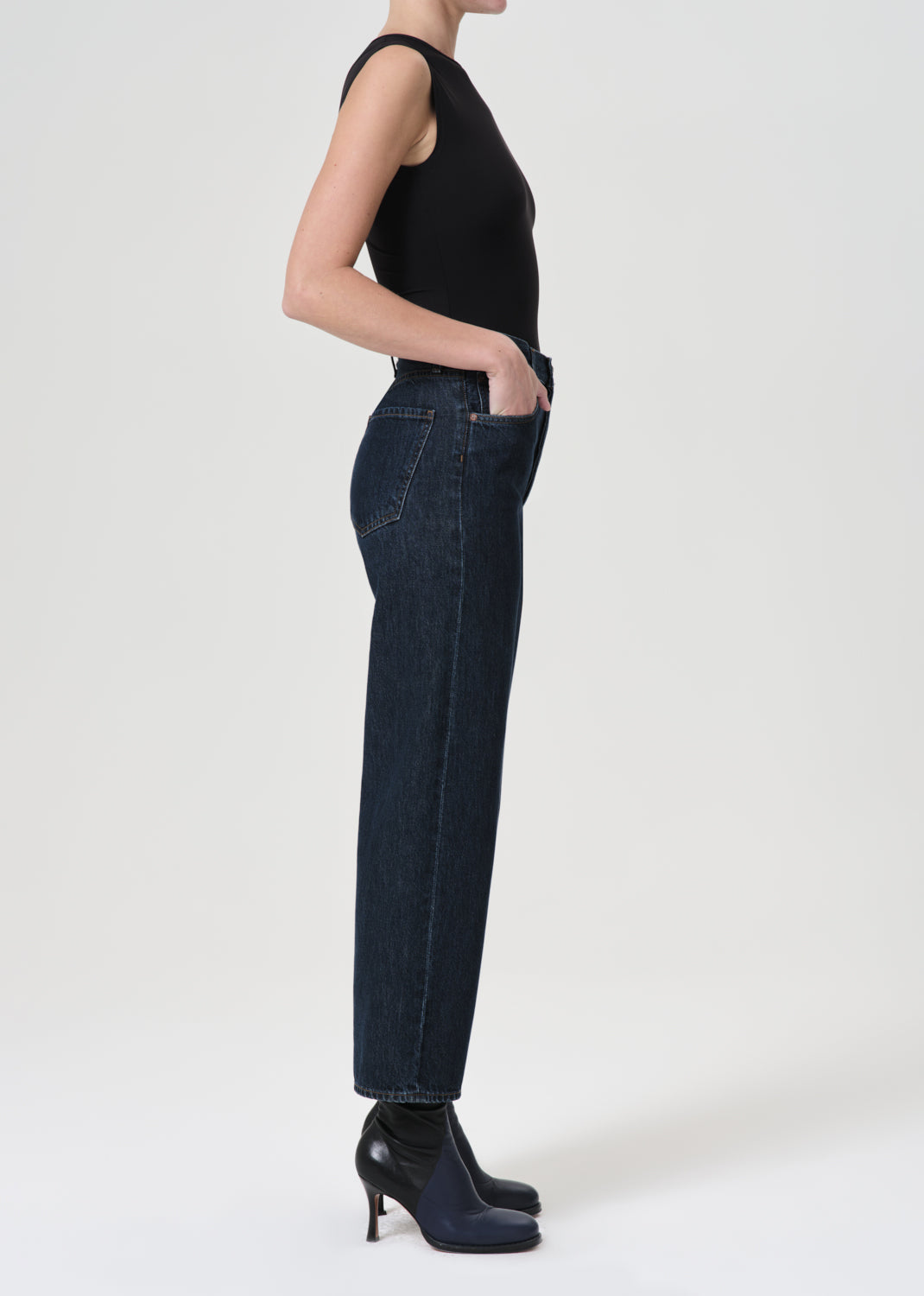 LEO BOUTIQUE Ren Jean In Polished AGOLDE