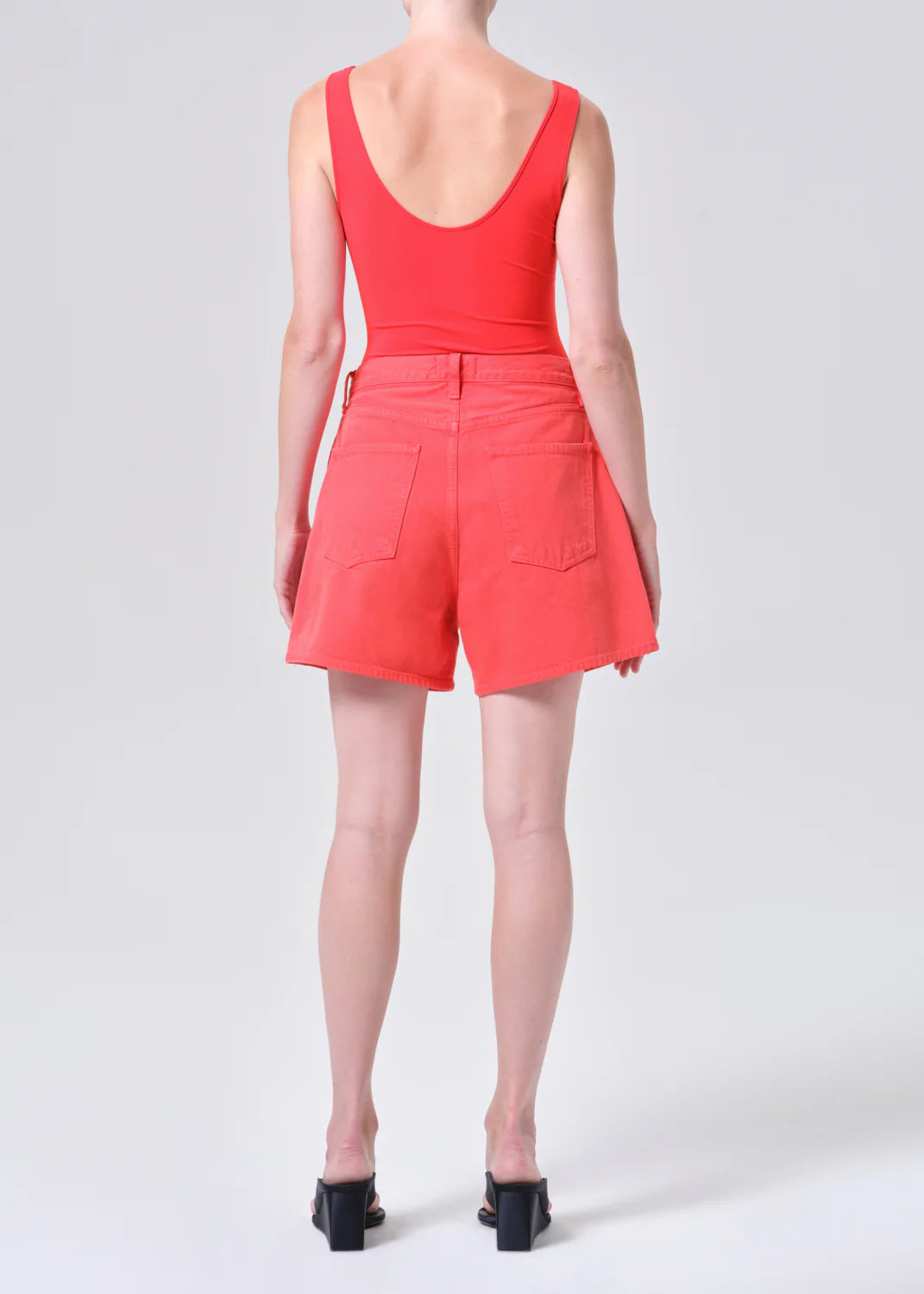 LEO BOUTIQUE Rhoda Pleated A-Line Short | In Carnival AGOLDE