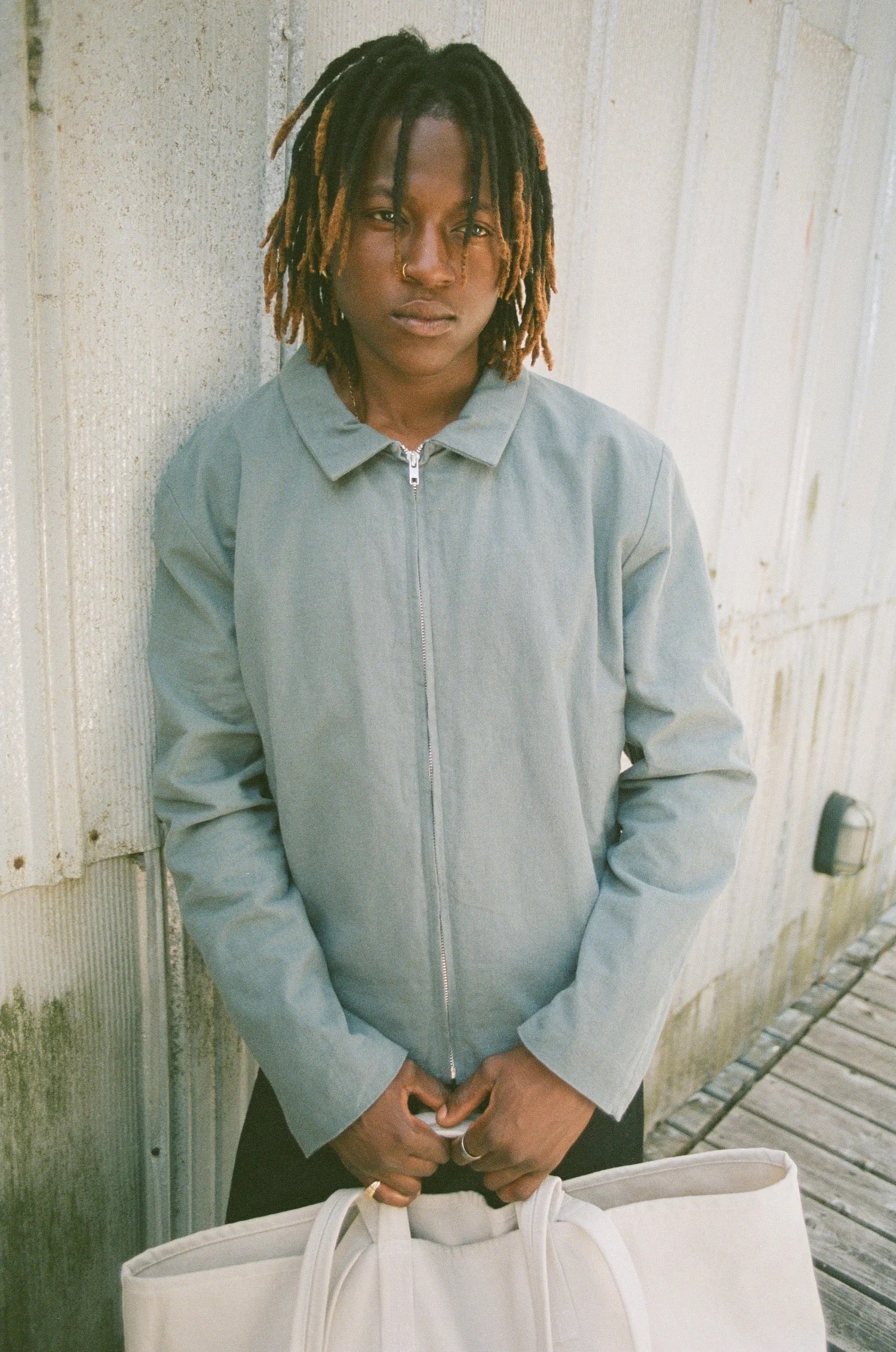 SATURDAY PROJECT Willow Coat | Saxe Blue LEO BOUTIQUE 