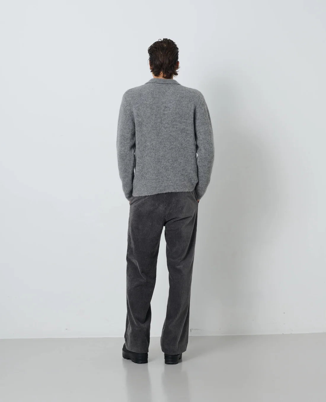 SUNFLOWER Alpaca Cardigan | Grey Melange LEO BOUTIQUE