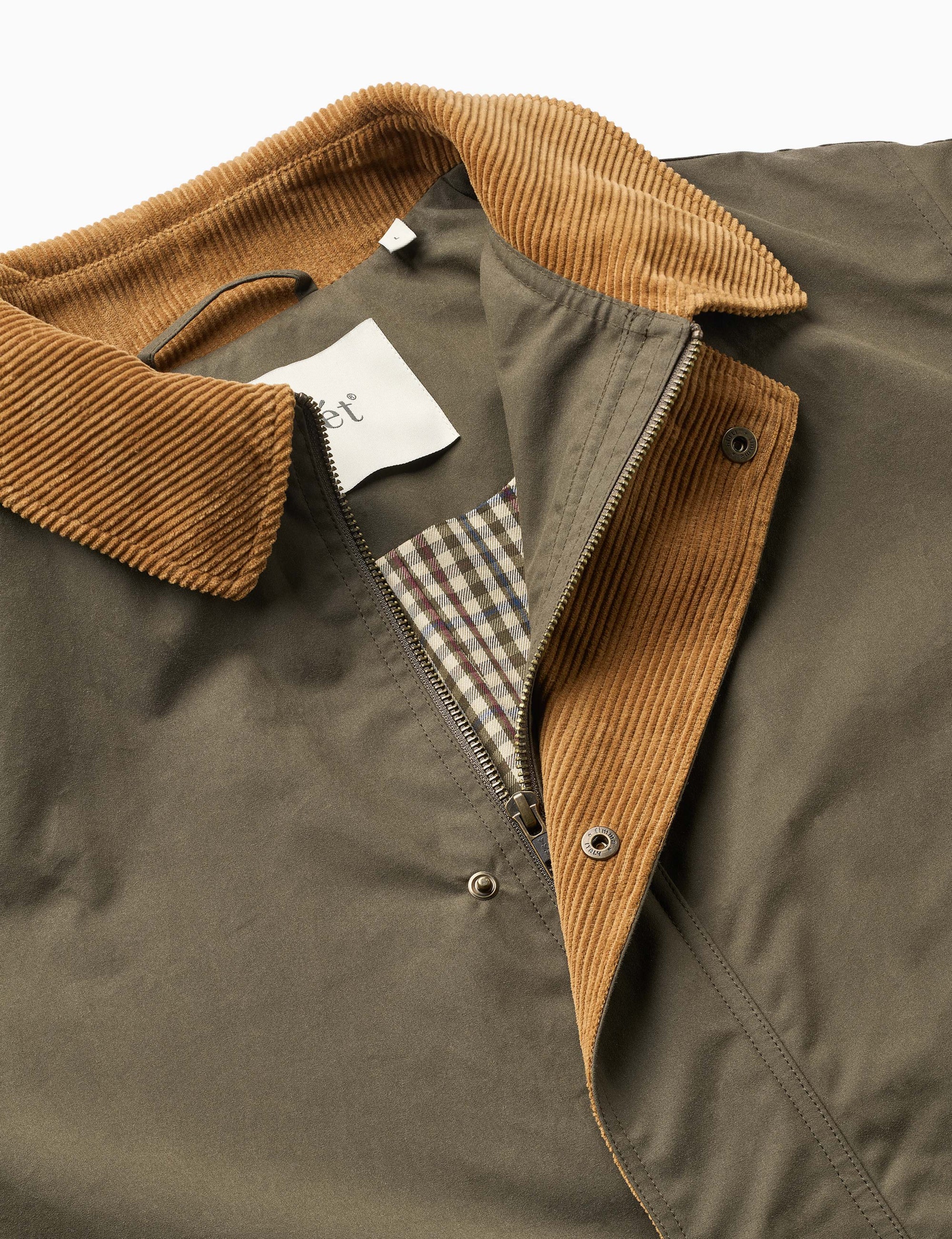 FORET Aspen Oilskin Jacket | Army LEO BOUTIQUE