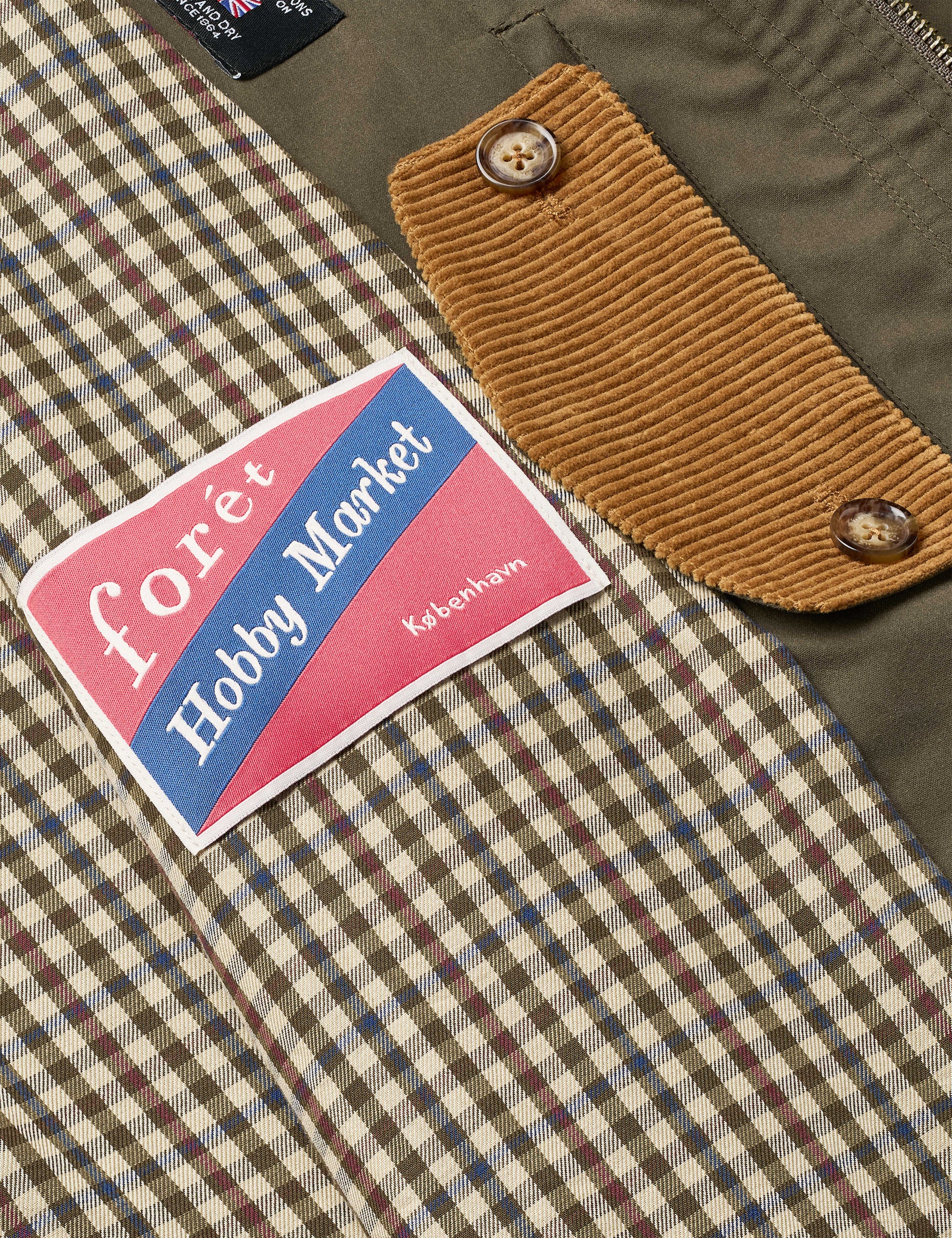 FORET Aspen Oilskin Jacket | Army LEO BOUTIQUE