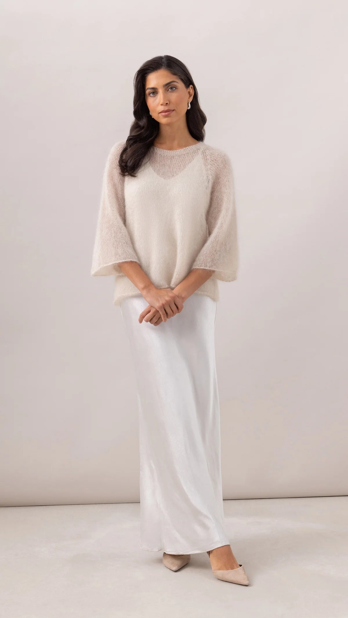 LEO BOUTIQUE Hannah Light Knit Sweater | Sand CHARLI