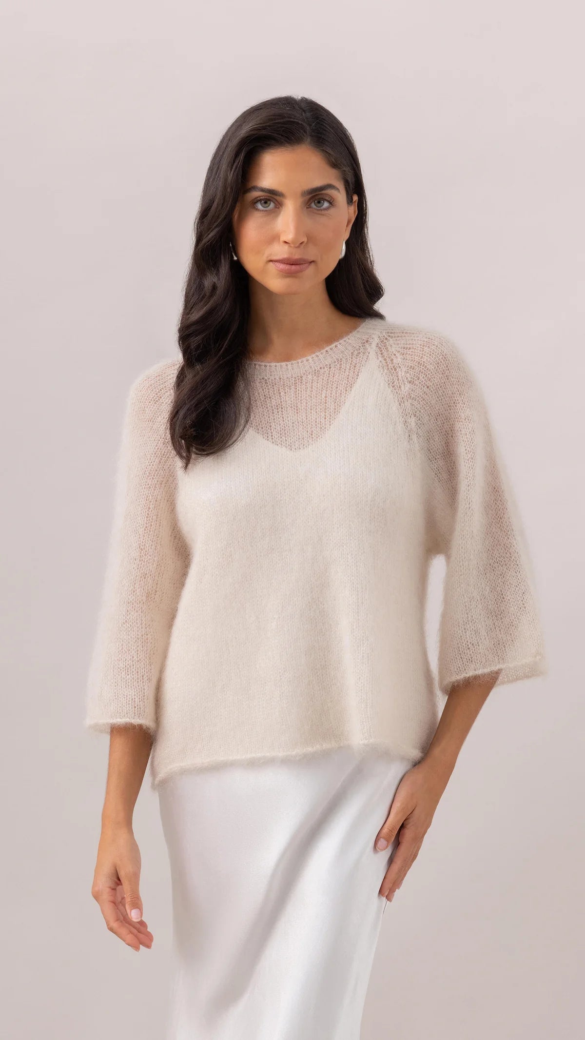 LEO BOUTIQUE Hannah Light Knit Sweater | Sand CHARLI