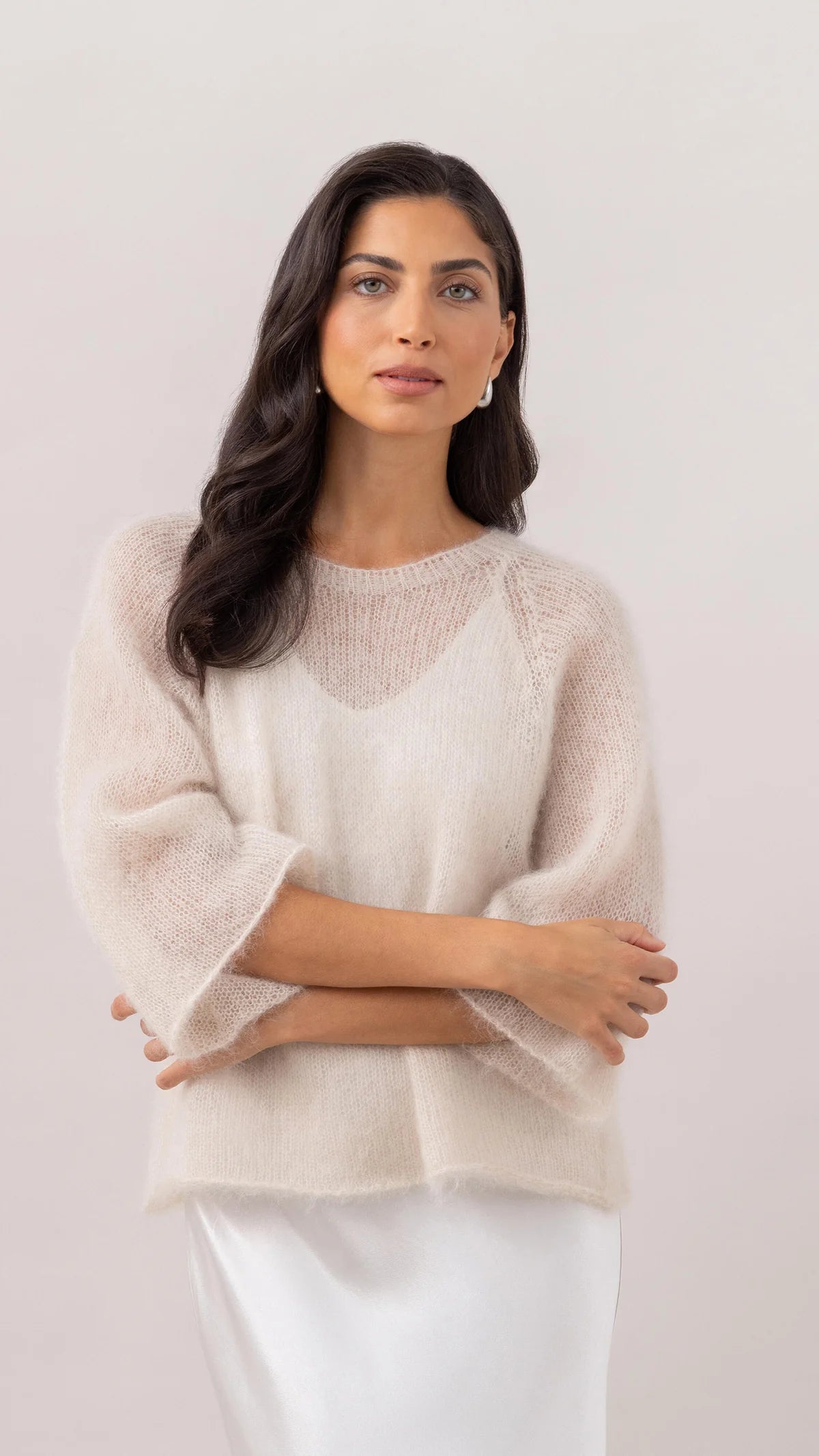 LEO BOUTIQUE Hannah Light Knit Sweater | Sand CHARLI