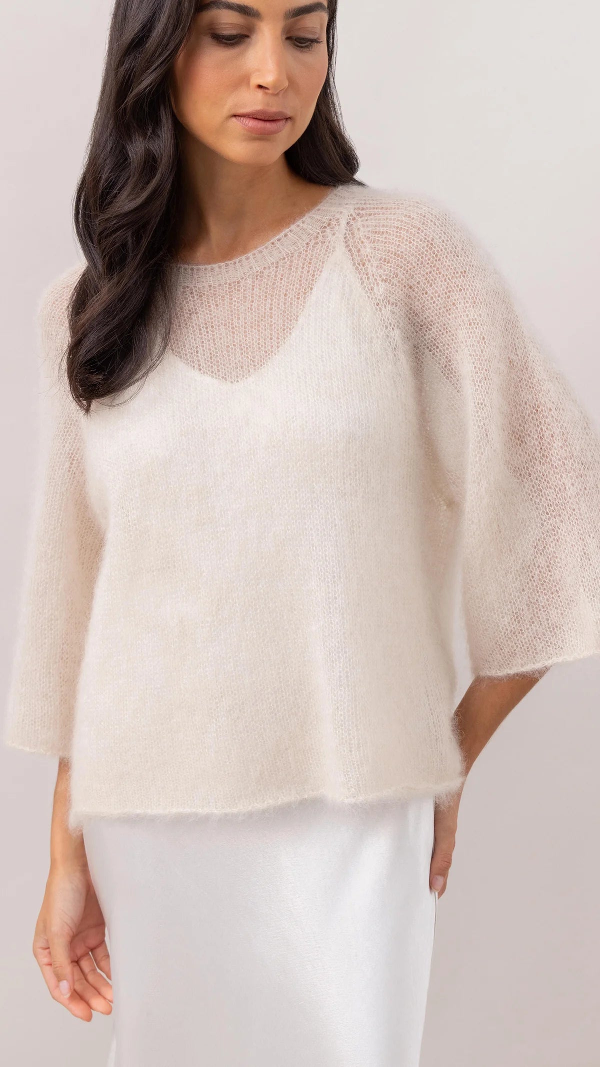 LEO BOUTIQUE Hannah Light Knit Sweater | Sand CHARLI