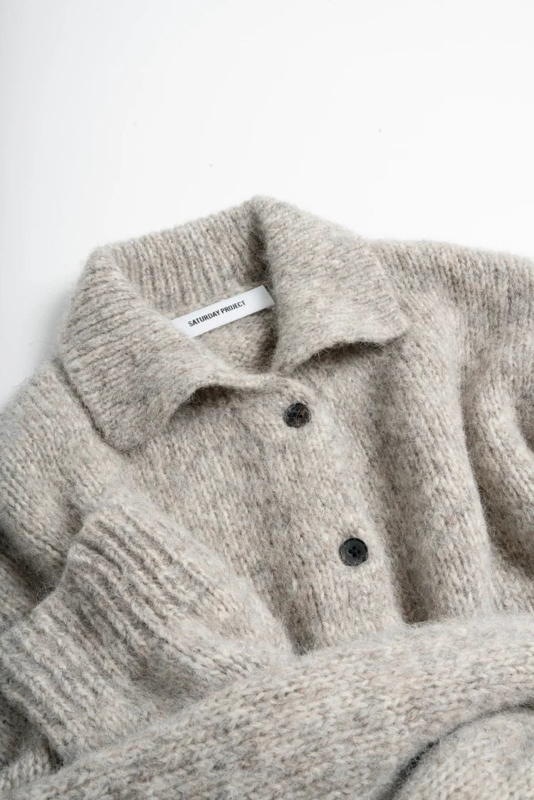 SATURDAY PROJECT Alpaca Polo | Ash Grey LEO BOUTIQUE 