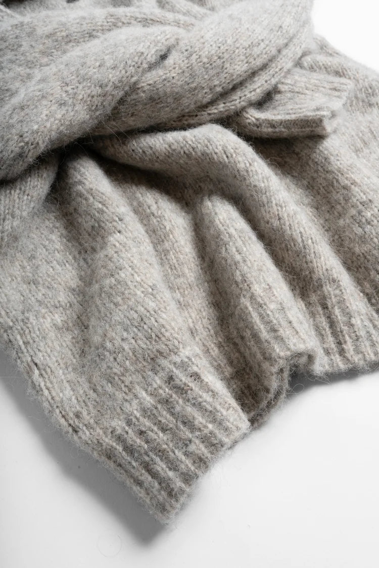SATURDAY PROJECT Alpaca Polo | Ash Grey LEO BOUTIQUE 