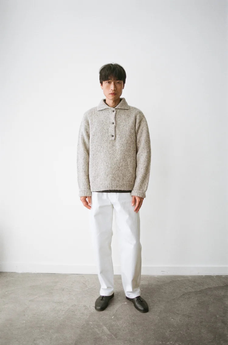 SATURDAY PROJECT Alpaca Polo | Ash Grey LEO BOUTIQUE 