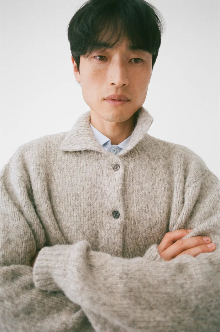 SATURDAY PROJECT Alpaca Polo | Ash Grey LEO BOUTIQUE 