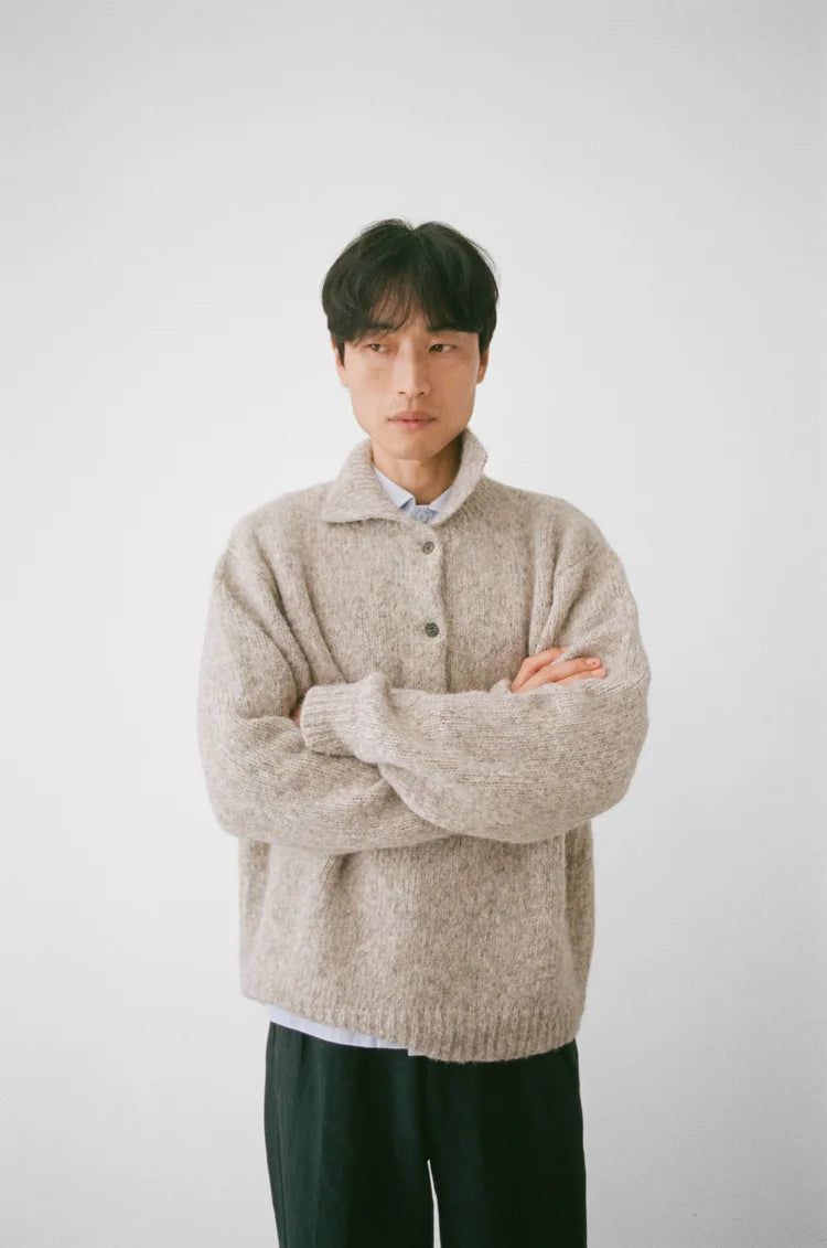 SATURDAY PROJECT Alpaca Polo | Ash Grey LEO BOUTIQUE 