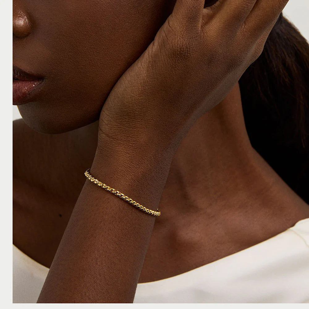 LEO BOUTIQUE Mini Tokyo Chain Bracelet | Gold B116-G DEAN DAVIDSON