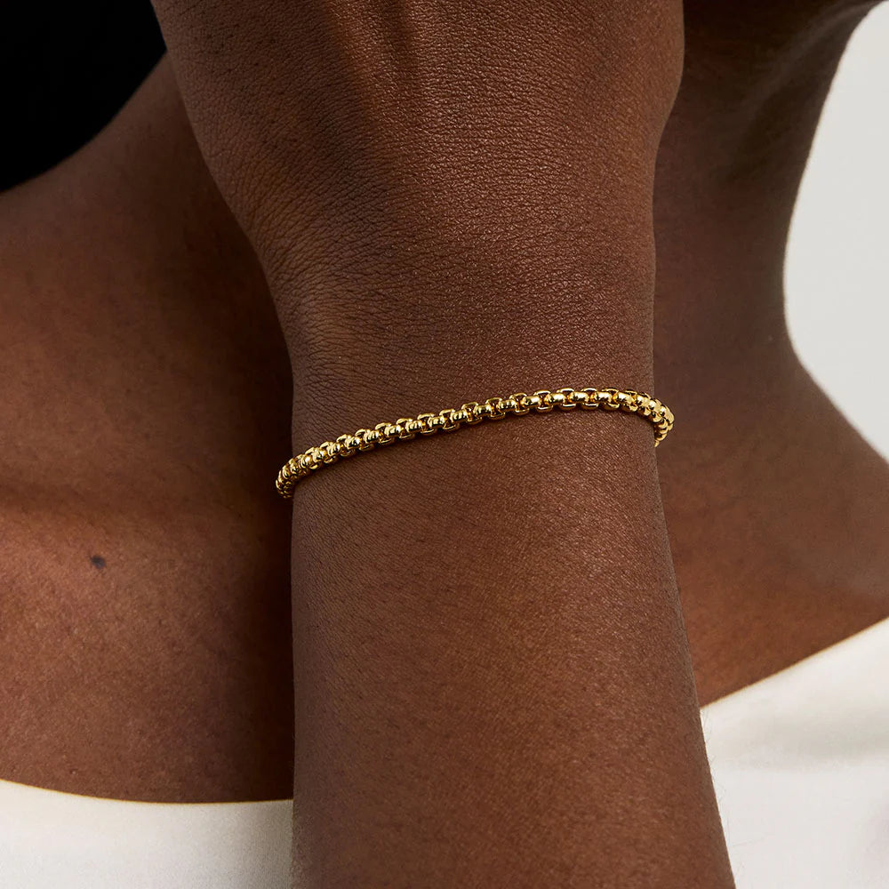 LEO BOUTIQUE Mini Tokyo Chain Bracelet | Gold B116-G DEAN DAVIDSON