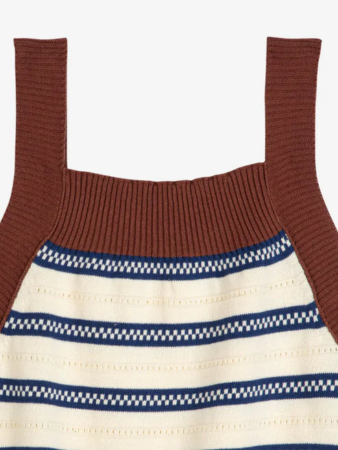 BOBO CHOSES Stripes Knitted Tank | Multi LEO BOUTIQUE