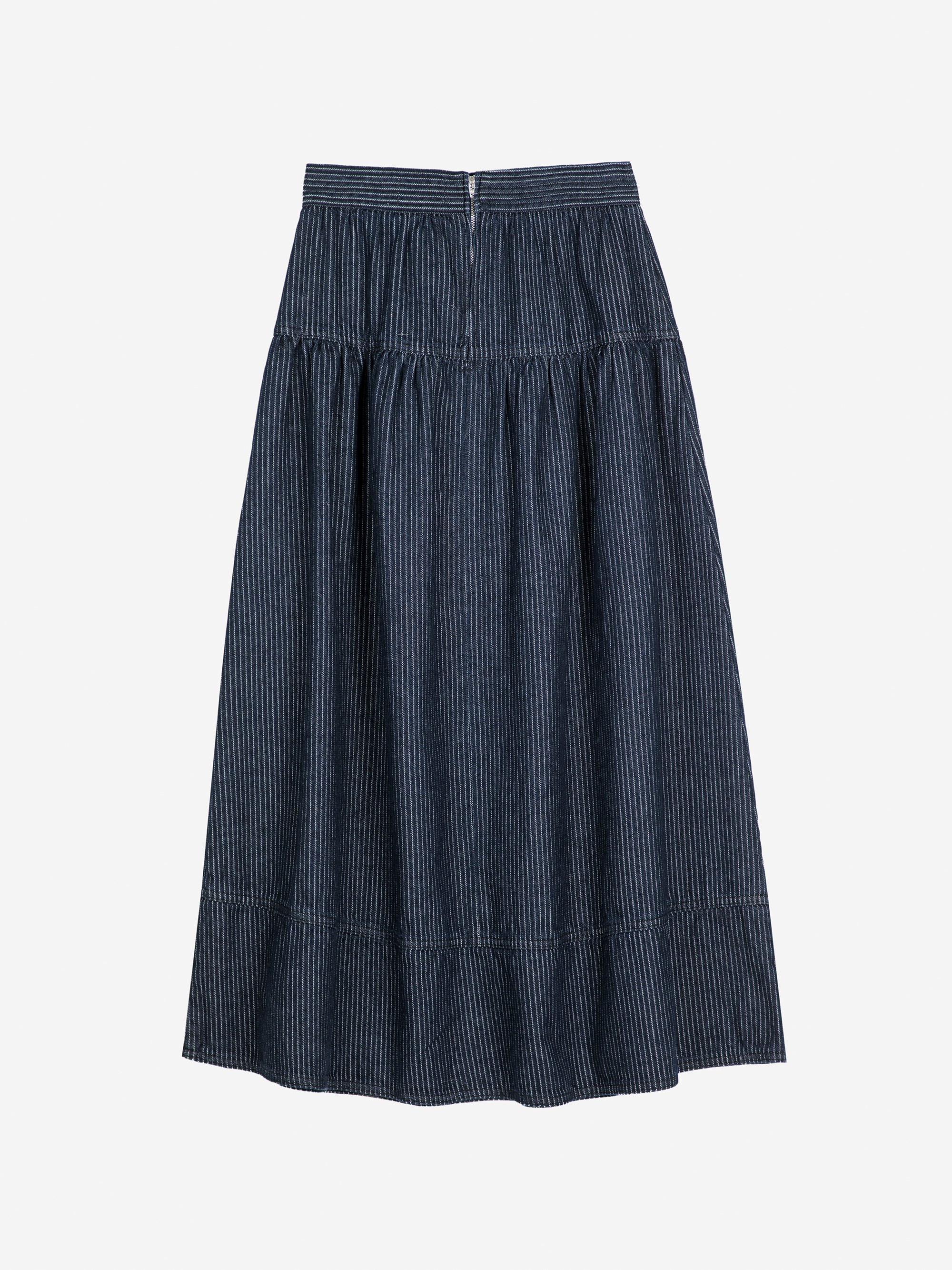 LEO BOUTIQUE Denim A-Line Stripe Skirt BOBO CHOSES 