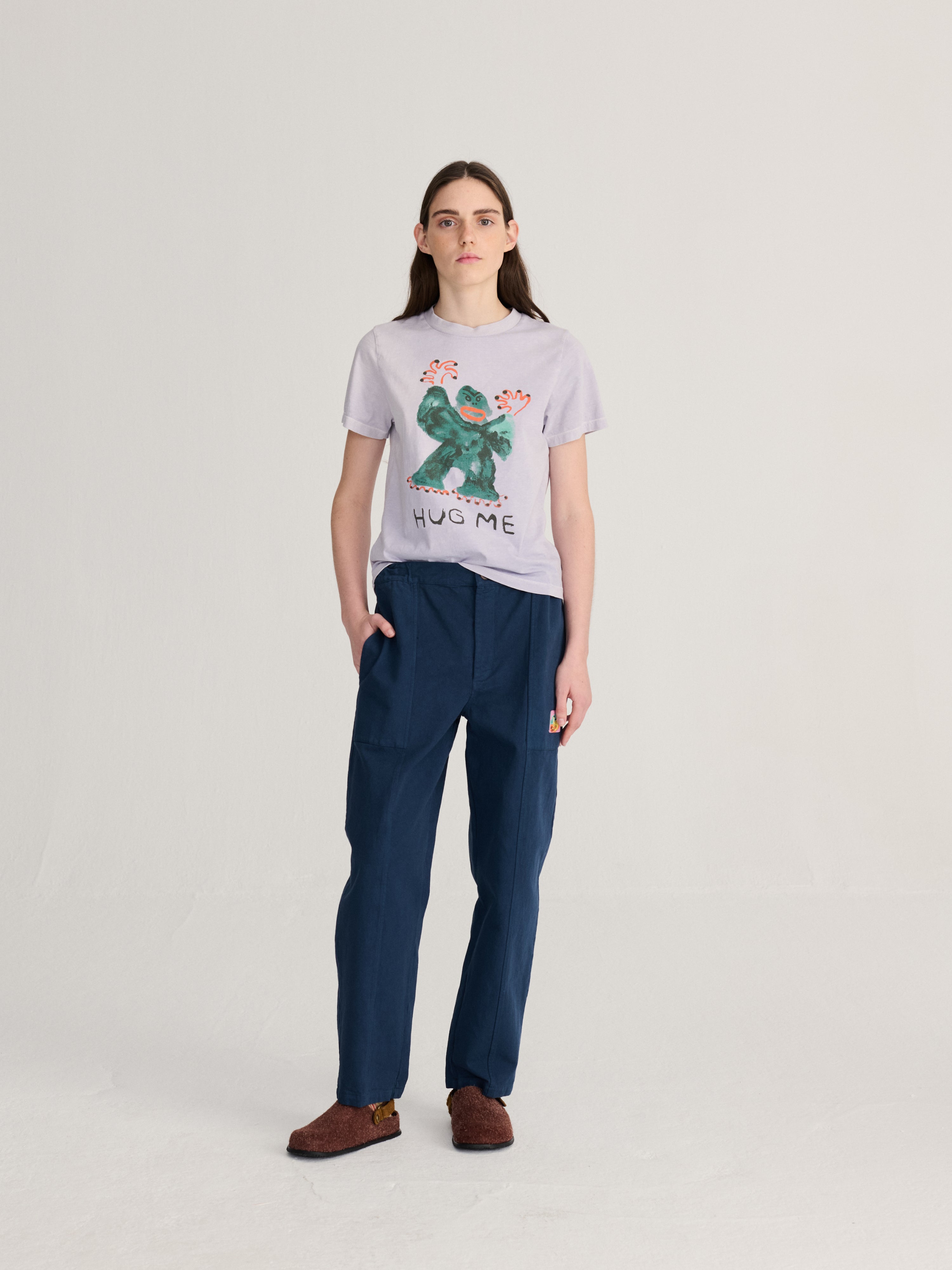 LEO BOUTIQUE Hug Me Cropped T-Shirt | Lavender BOBO CHOSES
