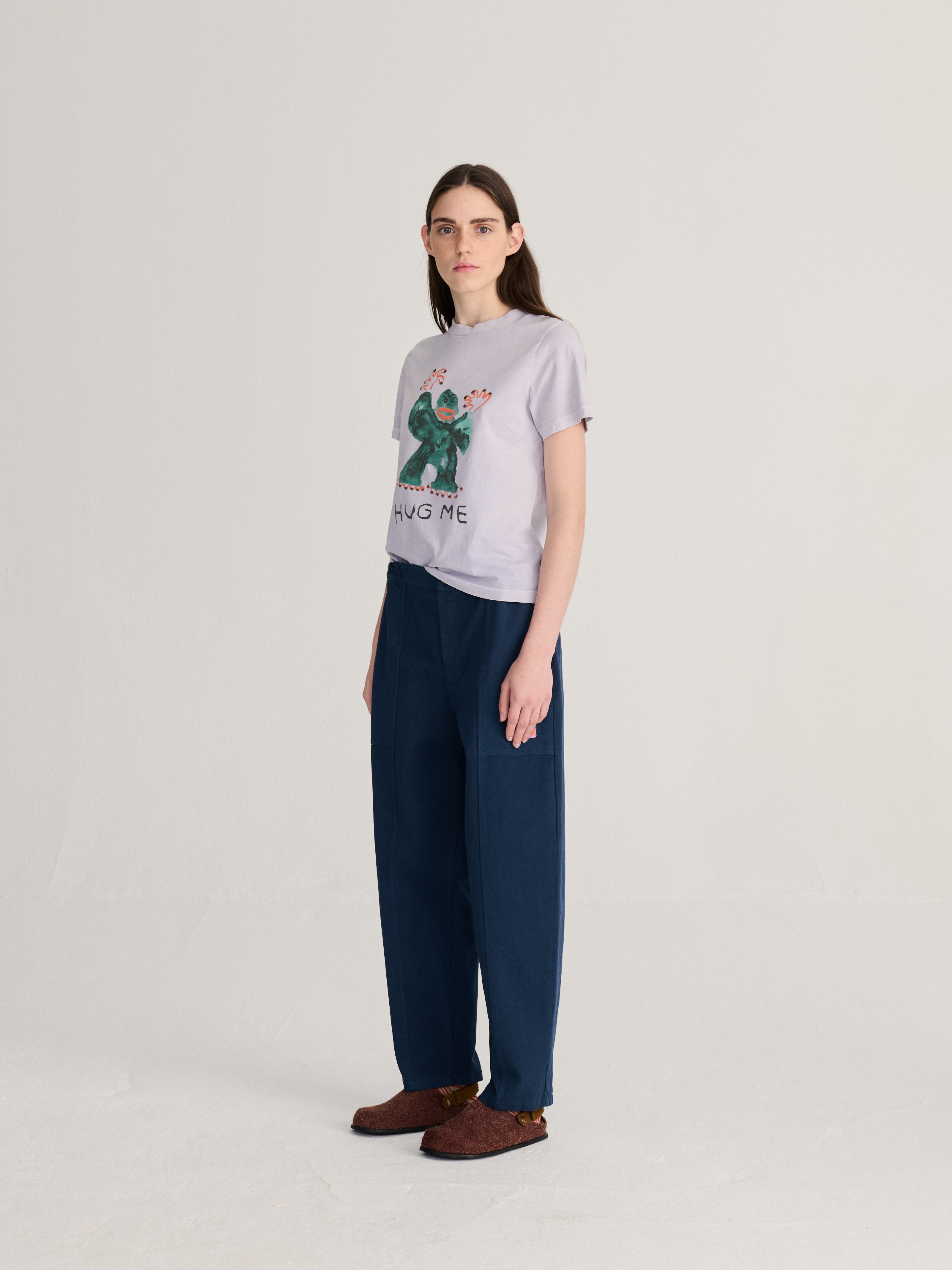 LEO BOUTIQUE Hug Me Cropped T-Shirt | Lavender BOBO CHOSES