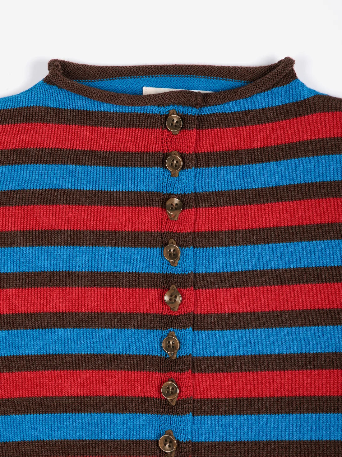 Striped Cotton Cardigan | Multicolour